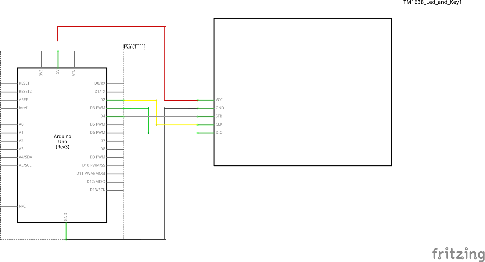 LED&Key Schaltplan